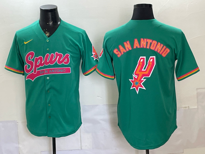 women San Antonio Spurs blank green Nike 2026 NBA Jersey 0621002->women nba jersey->Women Jersey